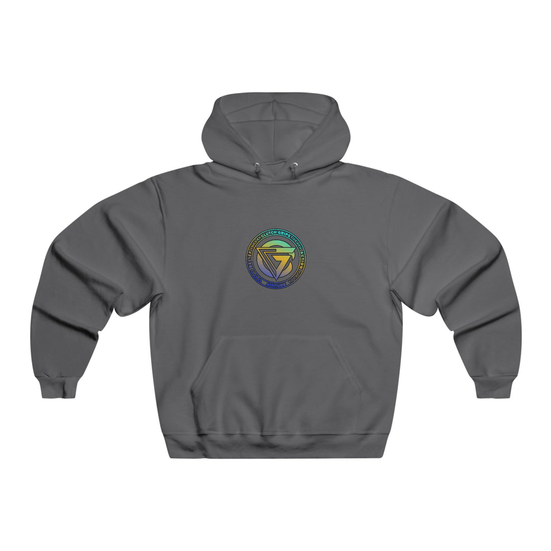 SKULLATOR-BLUE ORANGE AQUA FADE/AMERICAN SAVAGE