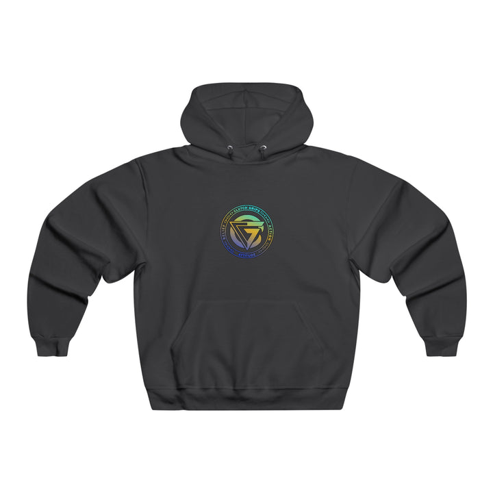 SKULLATOR-BLUE ORANGE AQUA FADE/AMERICAN SAVAGE