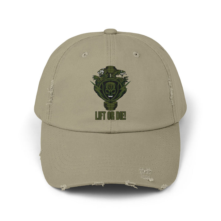 CG DRAGON & TIGER BELL MILITARY GREEN/LIFT OR DIE CAP