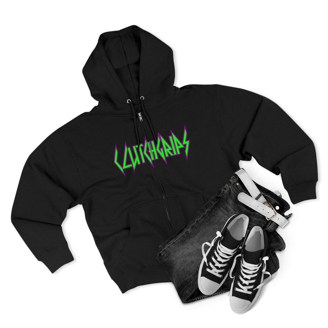 CG LIFT KICKPURPLE GREEN FADE/WELCOME TO THE JUNGLE ZIP UP
