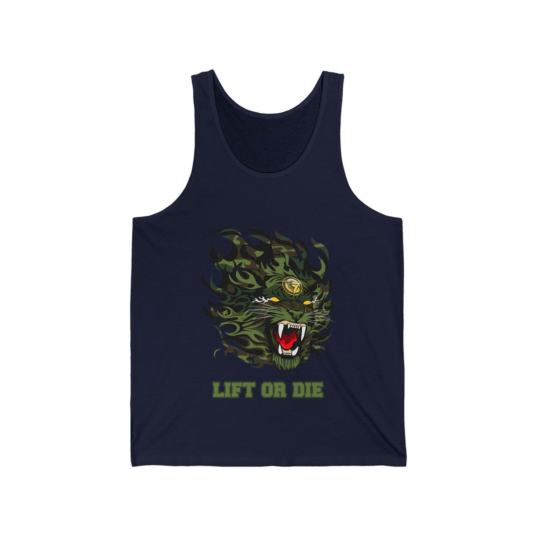 TIGER FLAME TANK FOREST CAMO/LIFT OR DIE