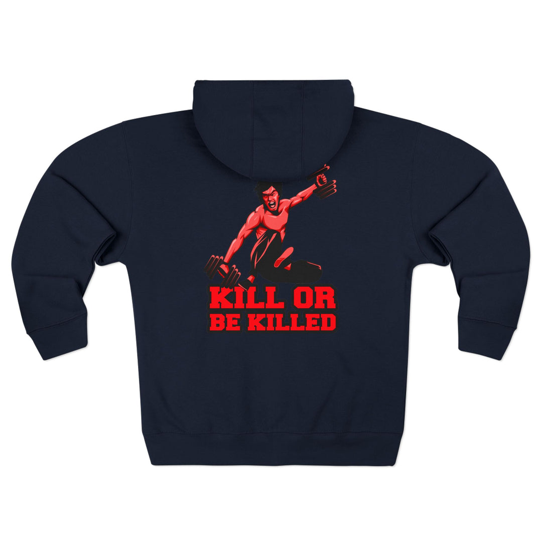 CG LIFT KICK RED /KILL OR BE KILLED ZIP UP