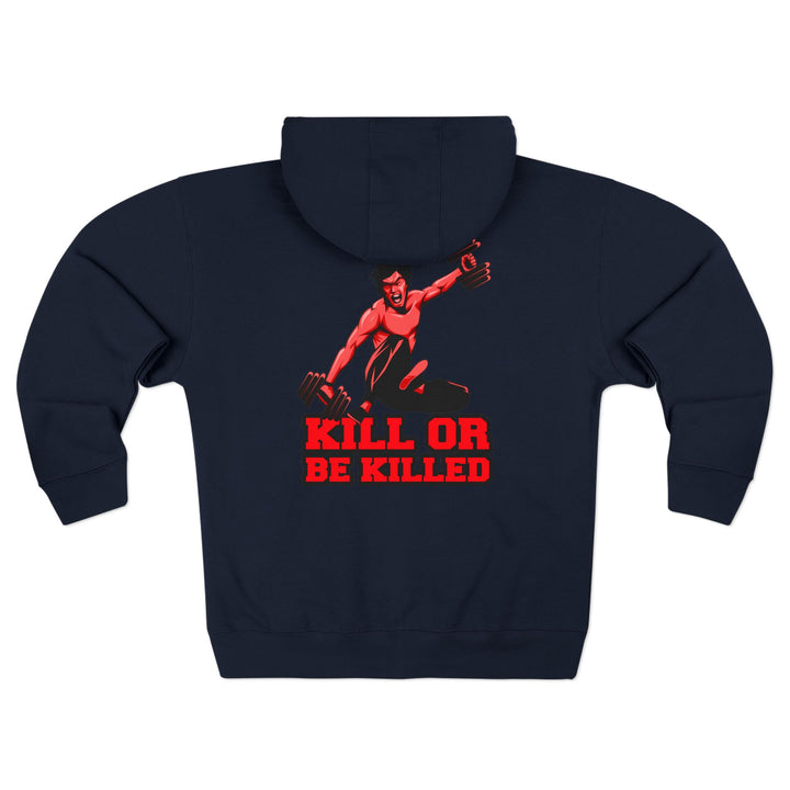 CG LIFT KICK RED /KILL OR BE KILLED ZIP UP
