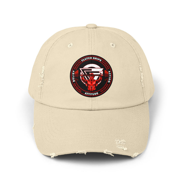 CG ENTER THE MAC RED BLACK WHITE BELIEF ATTITUDE ACTION CAP