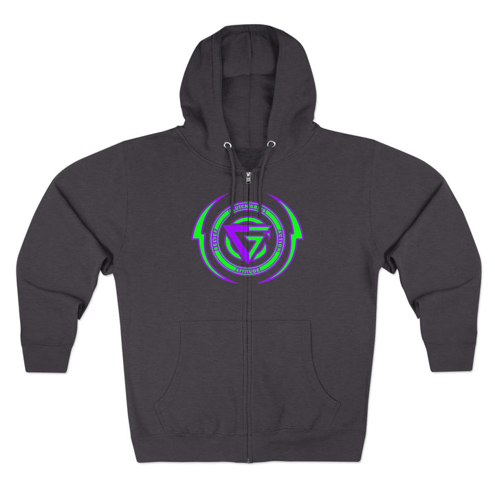 MAC SNAP PURPLE GREEN /STAY SAVAGE ZIP UP