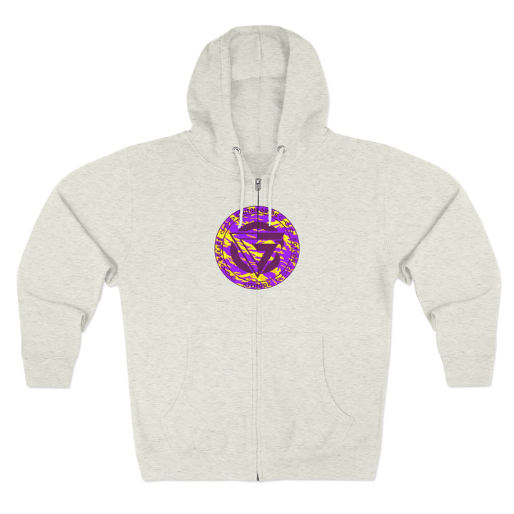 CG MAC JUMP PURPLE GOLD /STAY SAVAGE ZIP UP