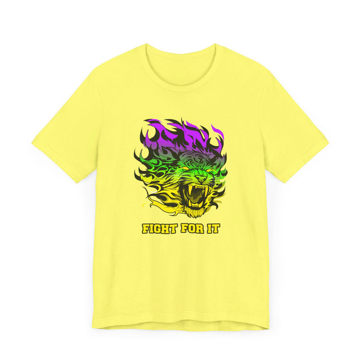 TIGER FLAME YELLOW GREEN PURPLE /FIGHT FOR IT