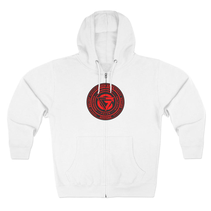 MAC VS SNAKE RED /READY FOR WAR ZIP UP