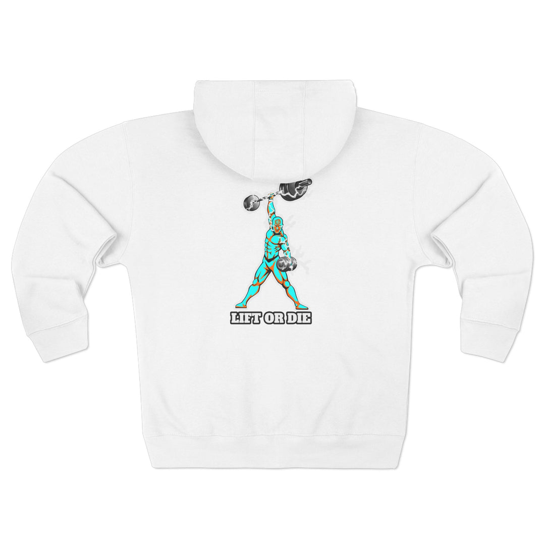 MAC-POWER LIFT AQUA ORANGE /LIFT OR DIE ZIP UP