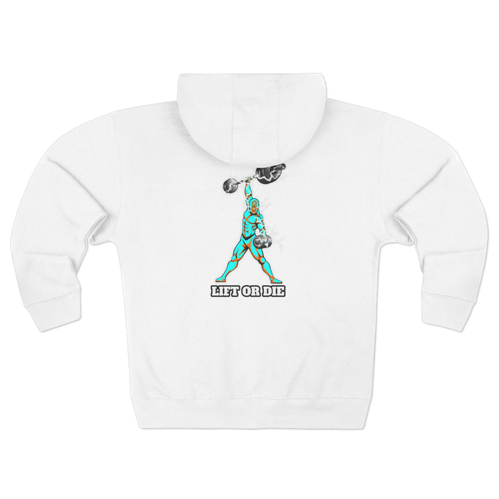 MAC-POWER LIFT AQUA ORANGE /LIFT OR DIE ZIP UP