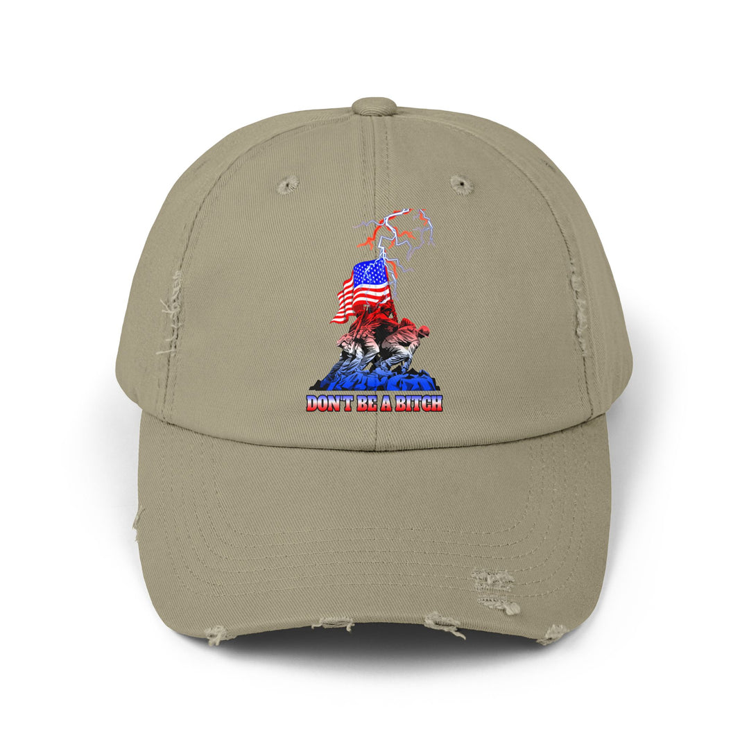 AMERICAN WARRIORS RED WHITE BLUE FADE/DONT BE A BITCH CAP