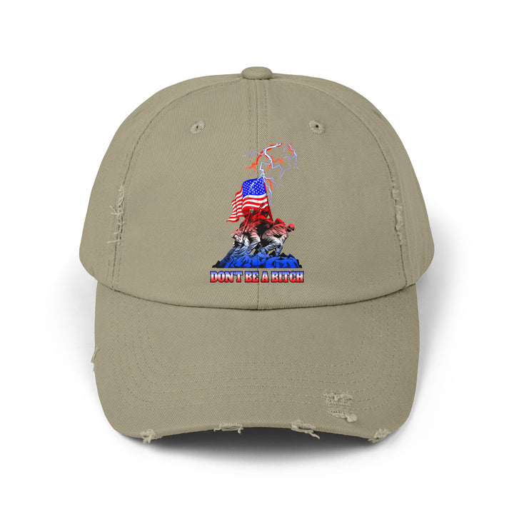 AMERICAN WARRIORS RED WHITE BLUE FADE/DONT BE A BITCH CAP