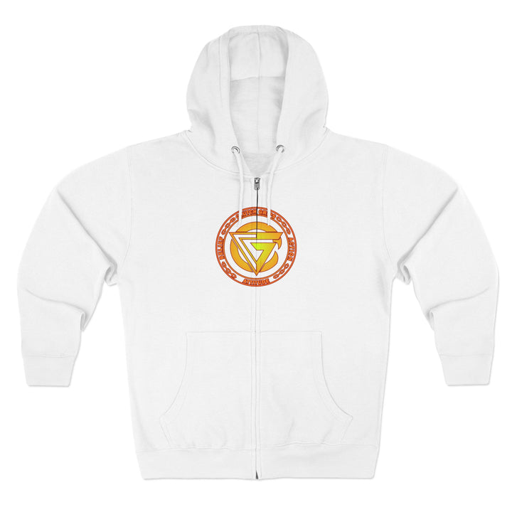 CG SKULL BANDIT ORANGE GOLD RED /I AM THE ONE ZIP UP