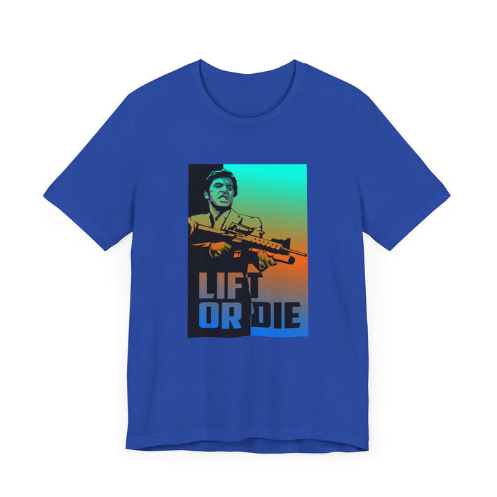 CG BLUE ORANGE AQUA MAN VS MAN /LIFT OR DIE