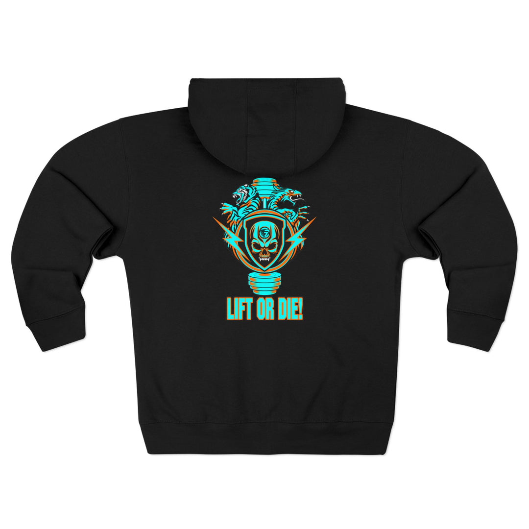 CG SGL SKULL BELL MIAMI STYLE/LIFT OR DIE ZIP UP