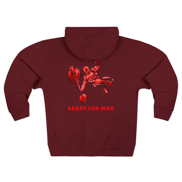 CG MAC JUMP RED /READY FOR WAR ZIP UP