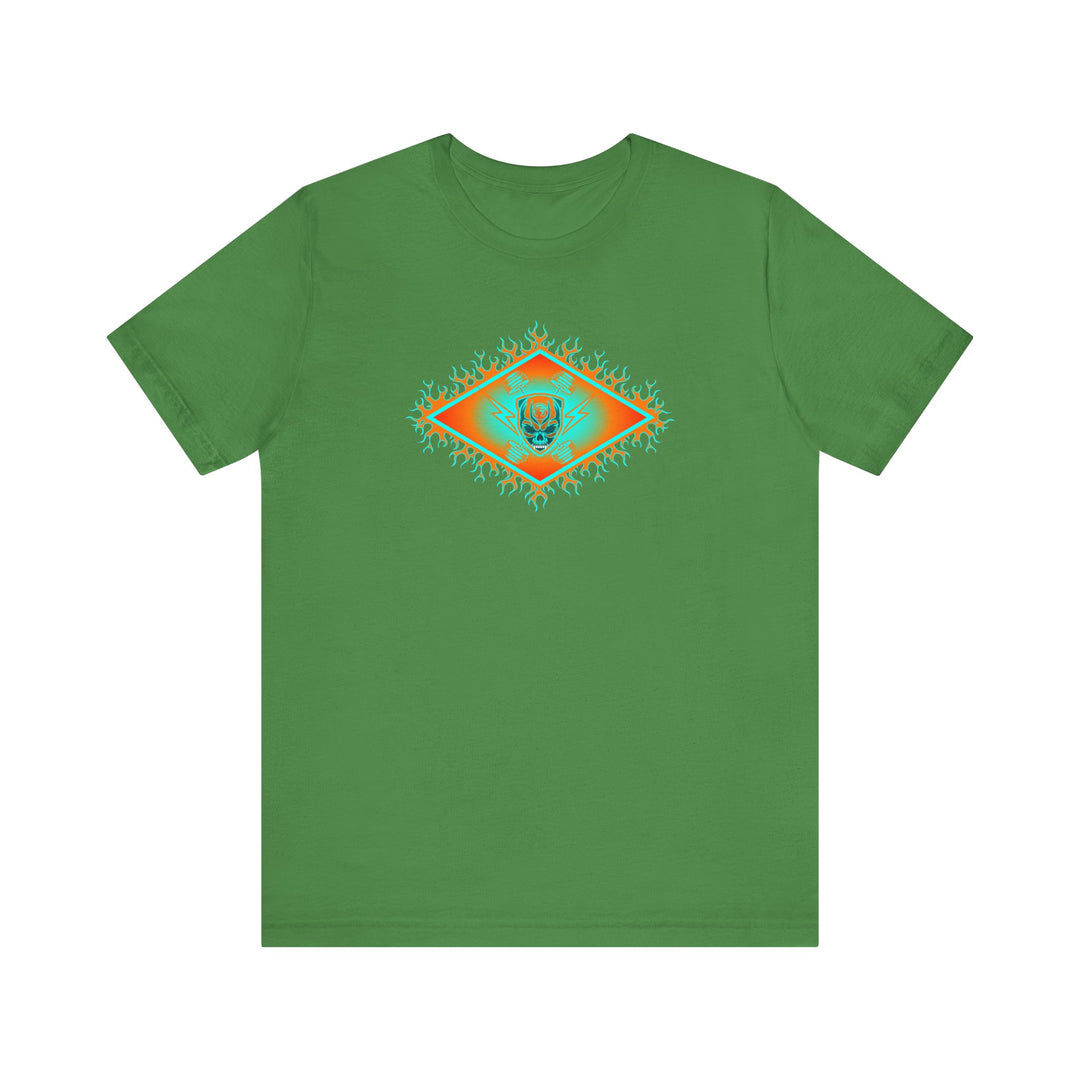 MIAMI AQUA ORANGE DIAMOND SKULLATOR DOUBLE BELL