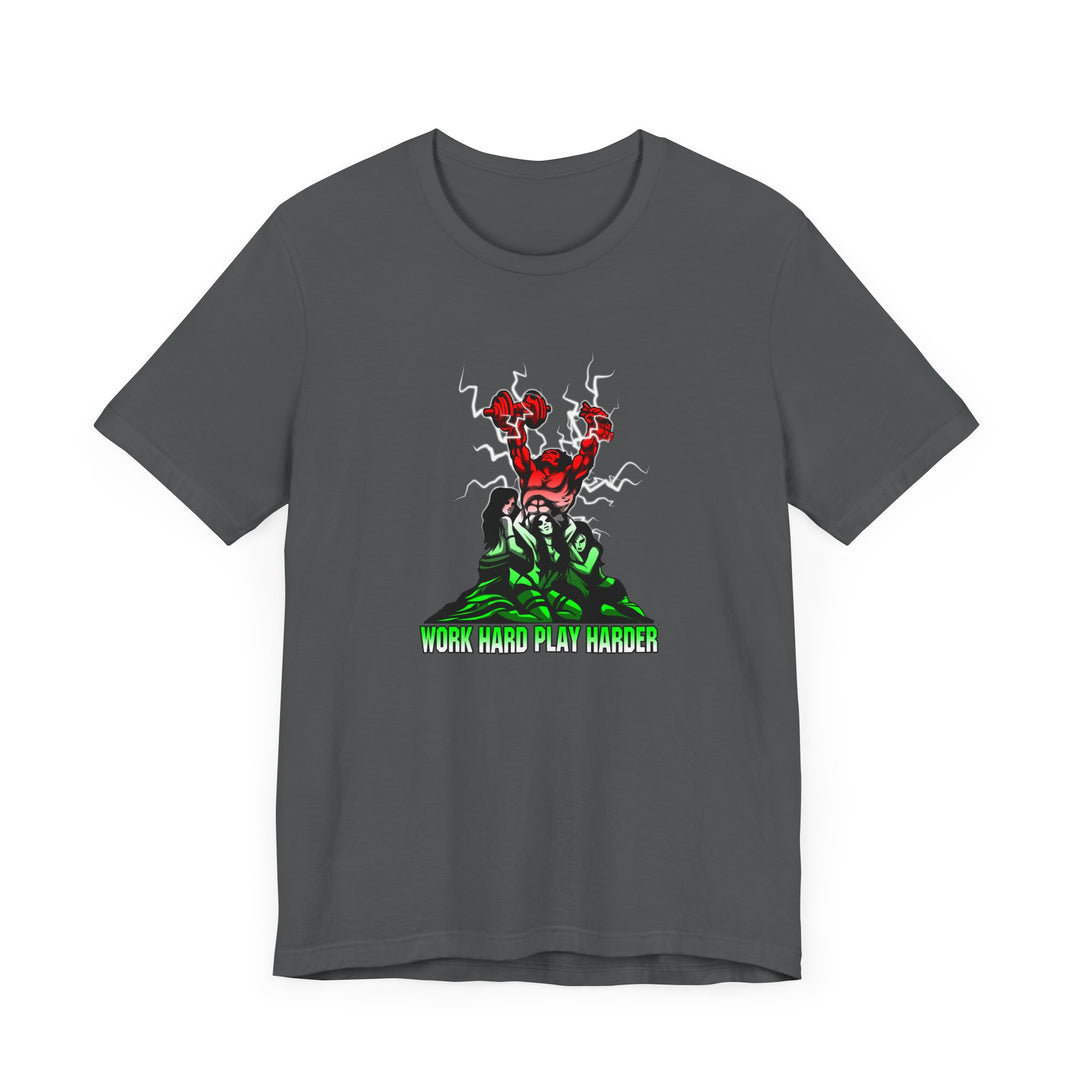CG CONFIDENCE RED WHITE GREEN FADE /WORK HARD PLAY HARDER