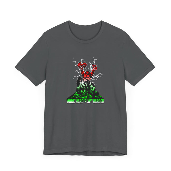 CG CONFIDENCE RED WHITE GREEN FADE /WORK HARD PLAY HARDER