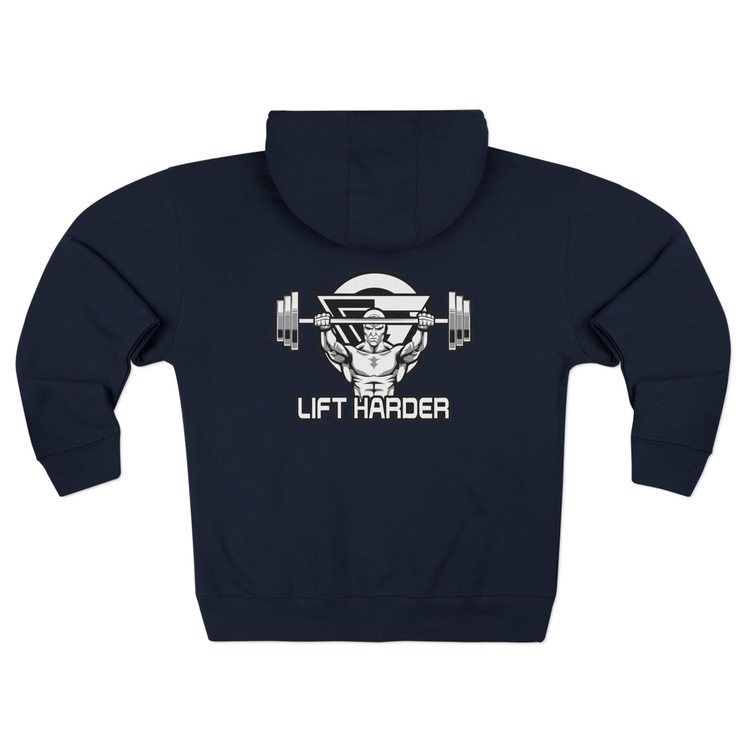 ENTER THE MAC BLACK WHITE/LIFT HARDER ZIP UP
