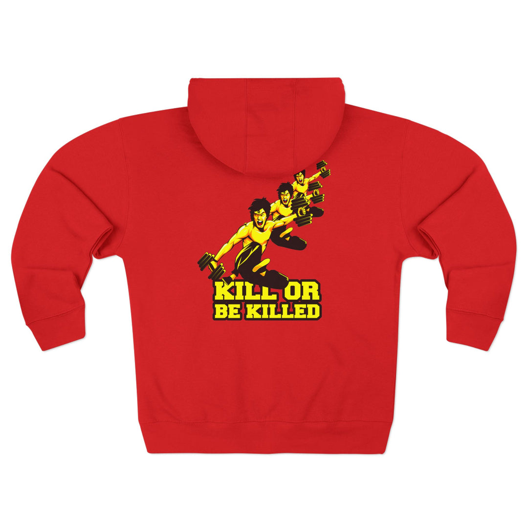 CG LIFT KICK YELLOW BLACK/KILL OR BE KILLED ZIP UP
