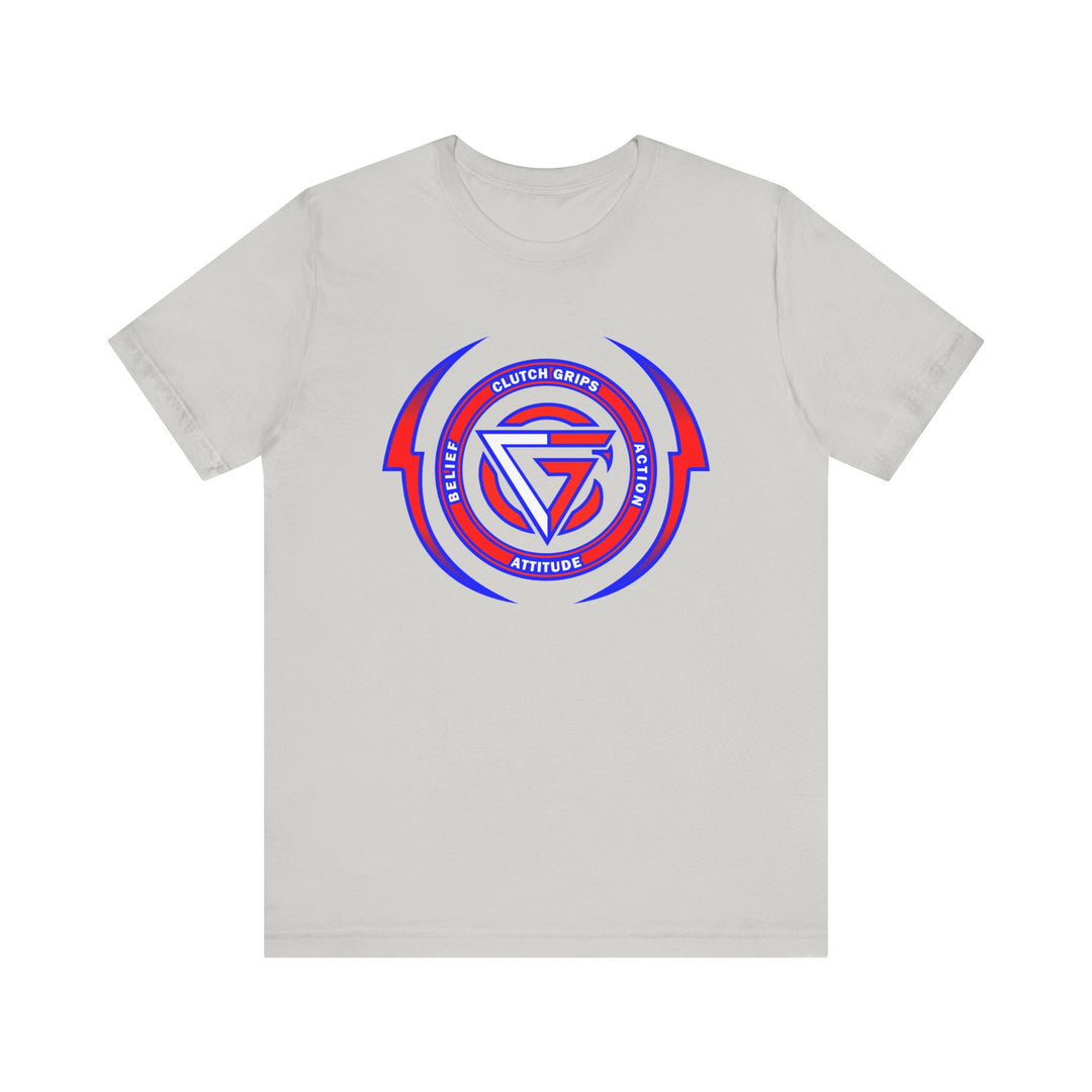 CG DBL ARCH LIGHTBOLT RED WHITE BLUE LOGO