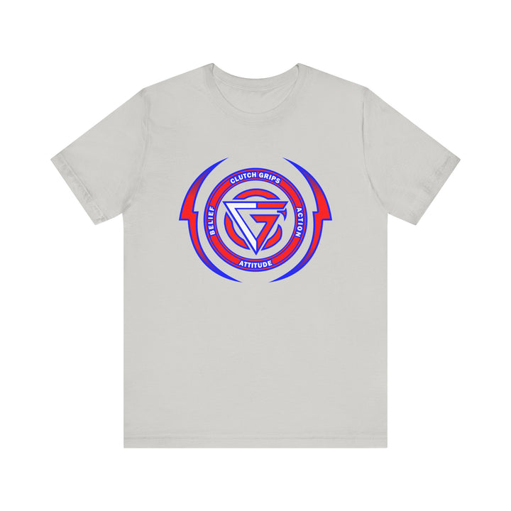 CG DBL ARCH LIGHTBOLT RED WHITE BLUE LOGO