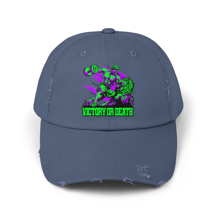 COLISEUM MAC VS LION PURPLE GREEN /VICTORY OR DEATH CAP