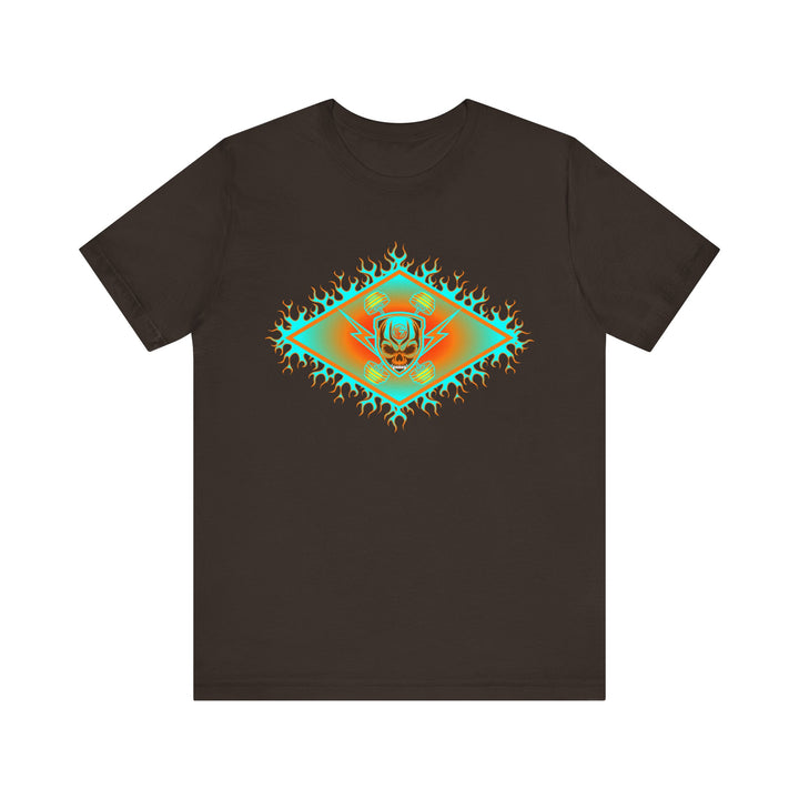 CG DIAMOND SKULLATOR MIAMI AQUA ORANGE DBL BELL