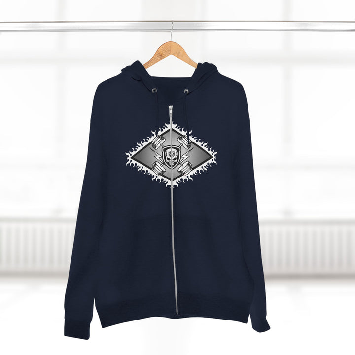 WICKED VIPER BLACK WHITE /LIFT OR DIE ZIP UP