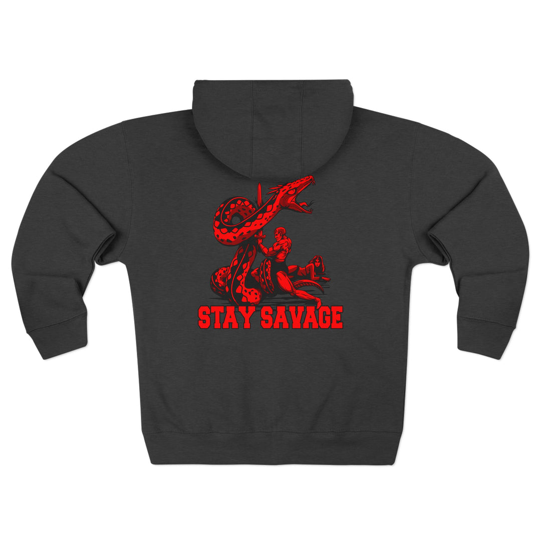 CG SERPENT SLAYER RED /STAY SAVAGE ZIP UP