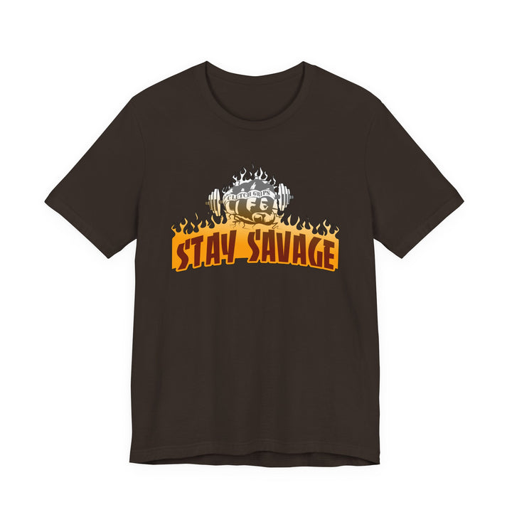 CG FIST WHITE ORANGE FADE /STAY SAVAGE
