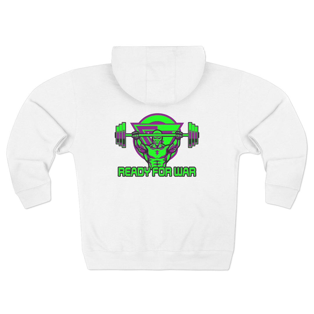 ENTER THE MAC PURPLE GREEN/READY FOR WAR ZIP UP