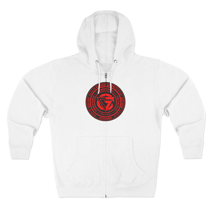 CG MAFIA FINAL BOSS RED BLACK/LIFT HARDER ZIP UP