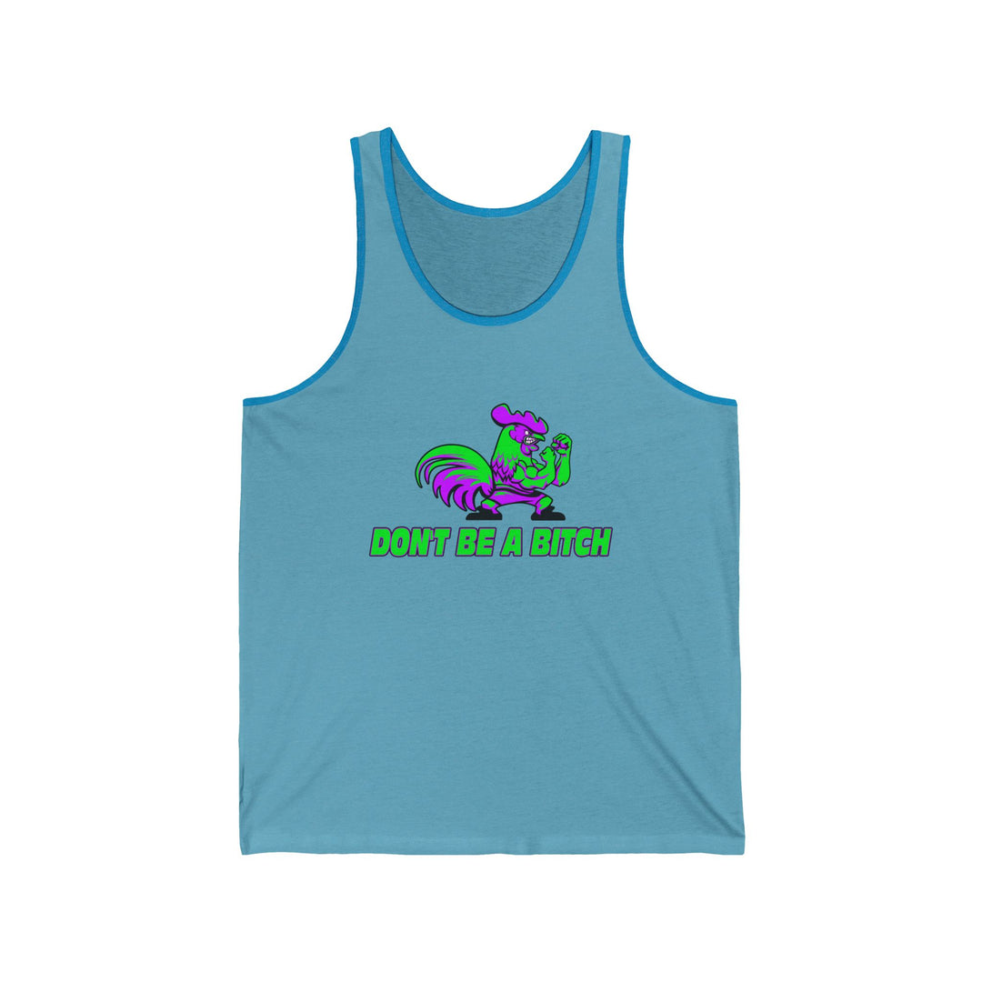 ANGRY ROOSTER PURPLE GREEN/DONT BE A BITCH