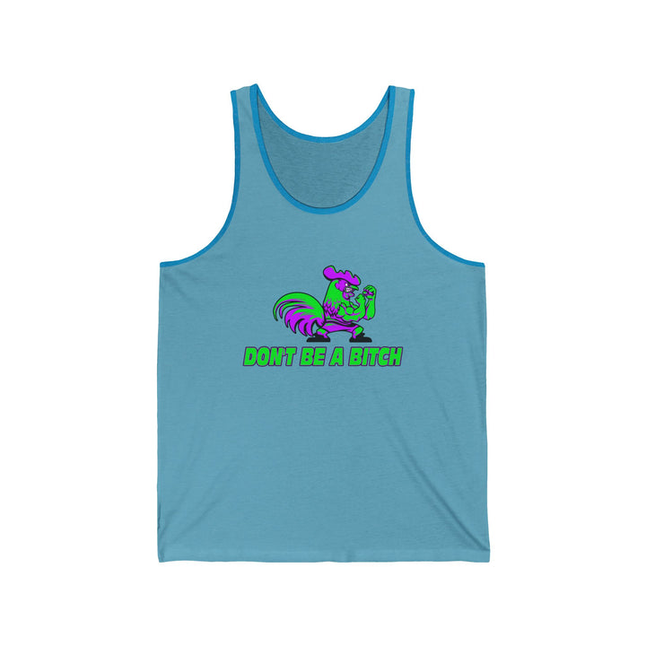 ANGRY ROOSTER PURPLE GREEN/DONT BE A BITCH
