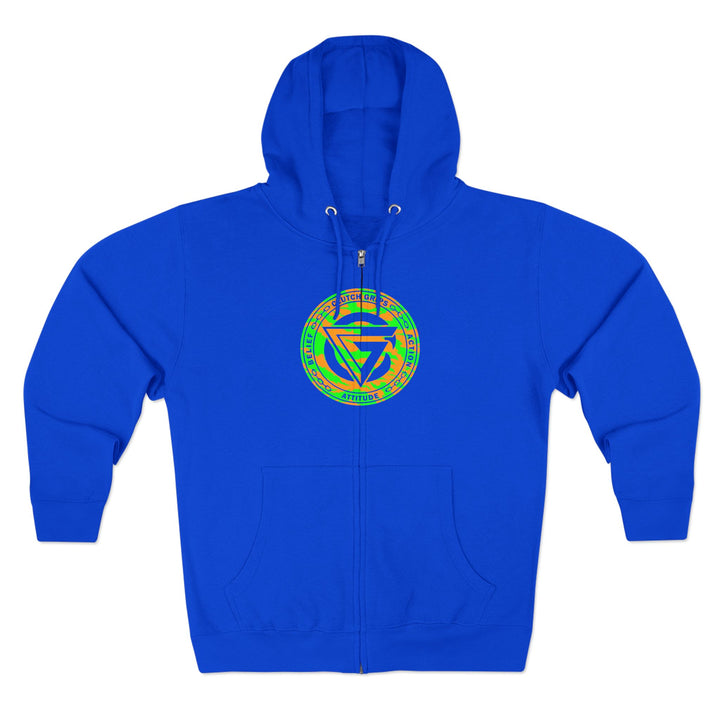 TIGER VS TIGER GREEN ORANGE /WELCOME TO THE JUNGLE ZIP UP
