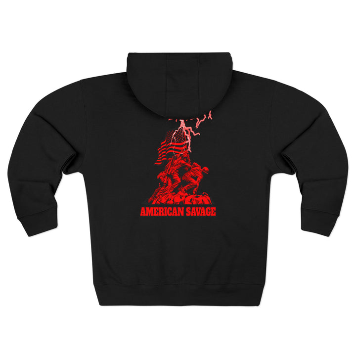 CG EZ RIDER  RED BLACK/AMERICAN SAVAGE ZIP UP