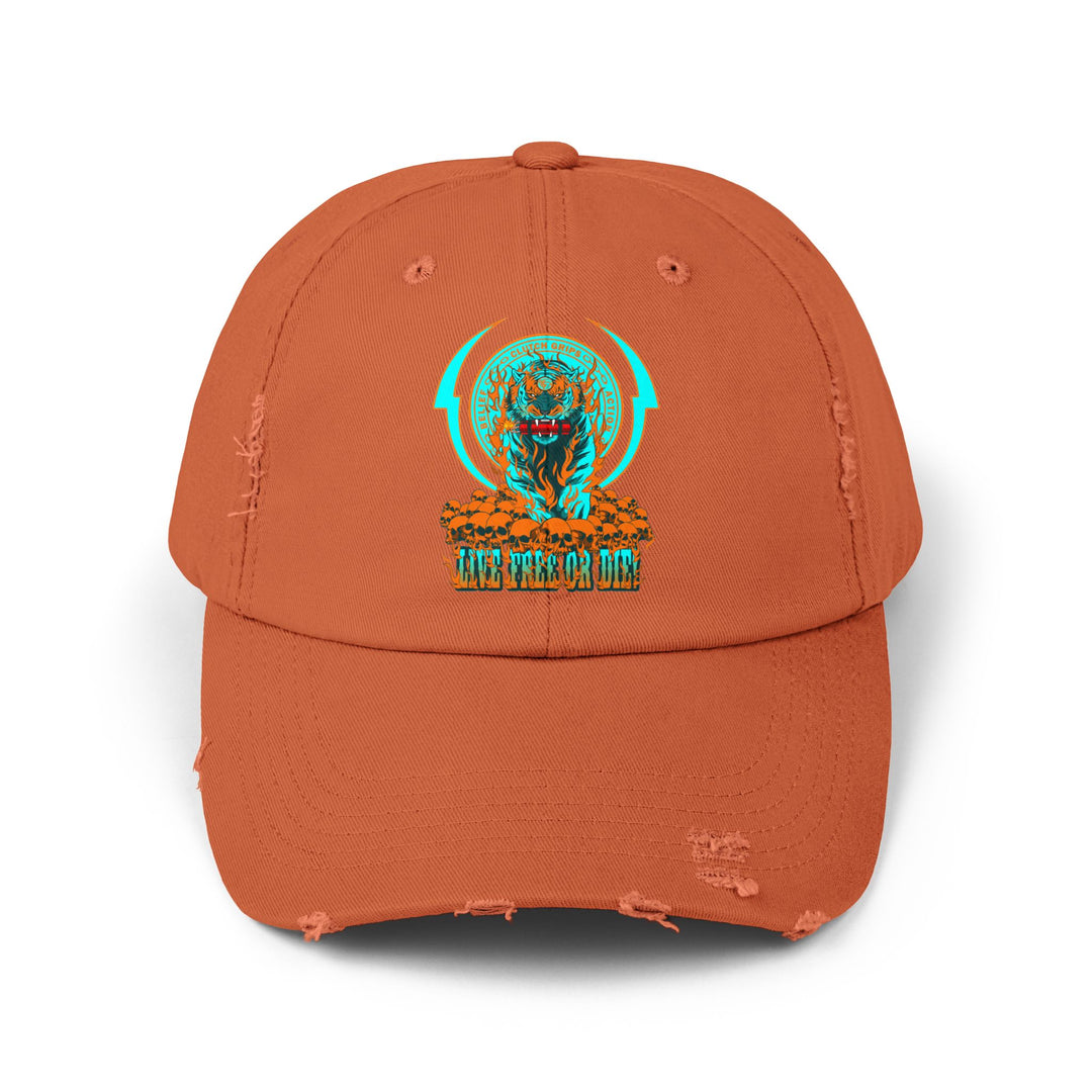 DYNAMITE TIGER MIAMI COLORS/LIVE FREE OR DIE CAP