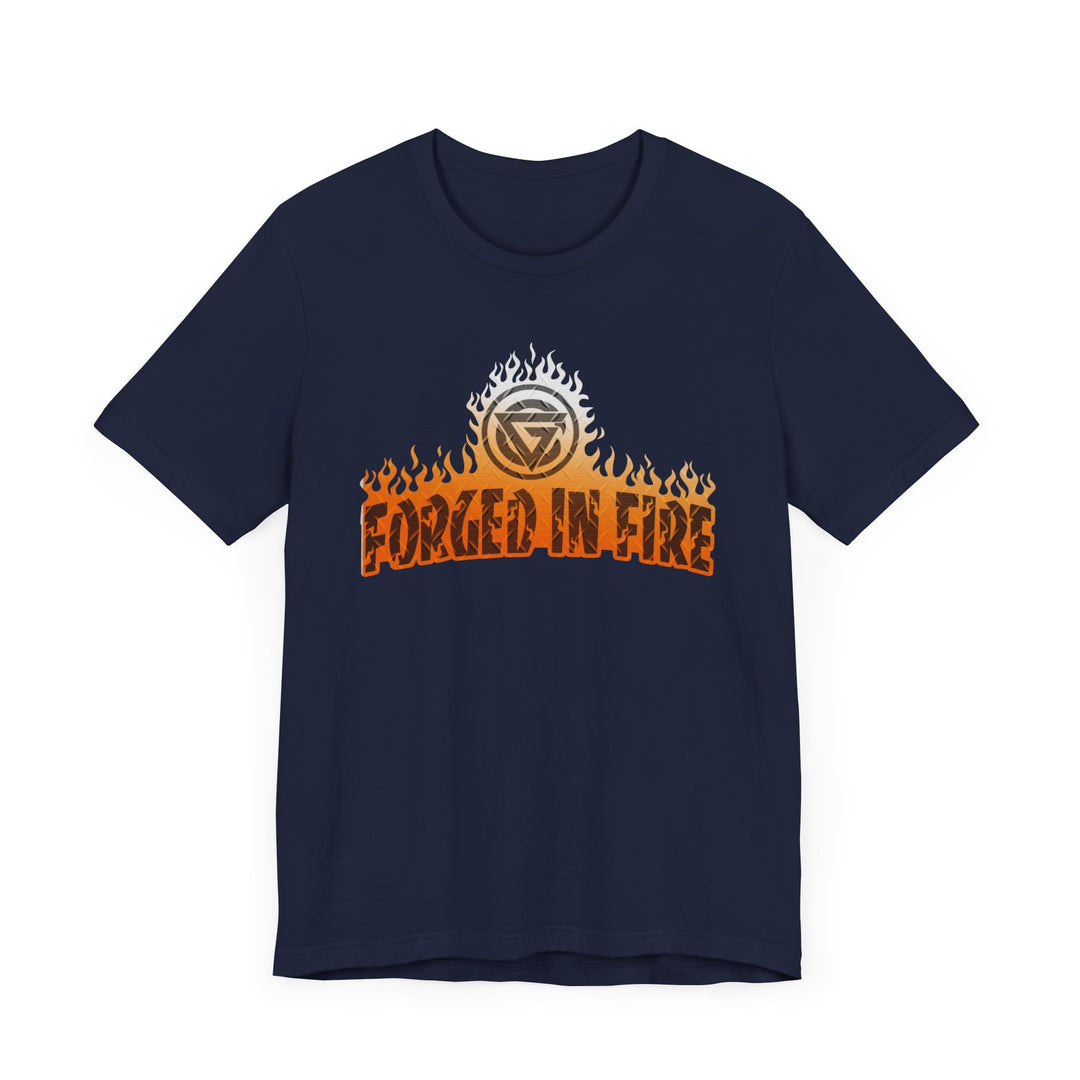 FORGED IN FIRE ORNGE WHITE /DIAMOND PLATE STYLE