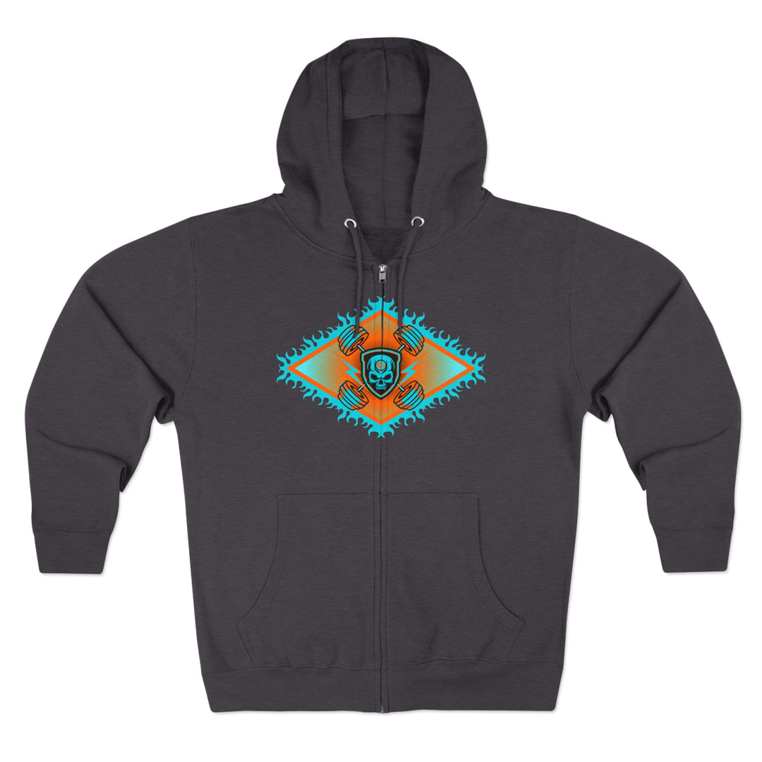 SAMURAI MASTER TRAINER MIAMI COLORS /DONT BE A BITCH  ZIP UP