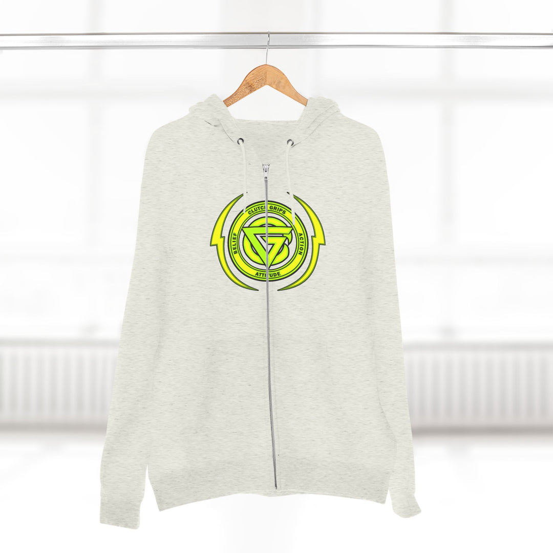 CG LIME GREEN COLISEUM MAC LIFT HARDER ZIP UP