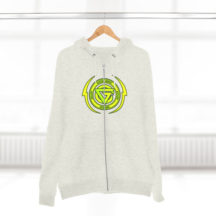 CG LIME GREEN COLISEUM MAC LIFT HARDER ZIP UP