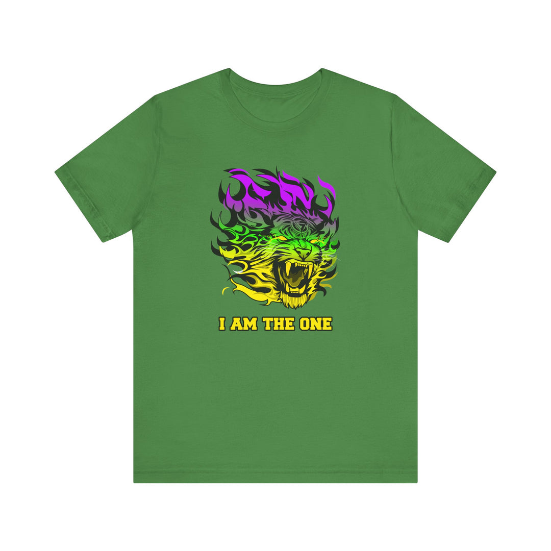 TIGER FLAME YELLOW GREEN PURPLE FADE/I AM THE ONE