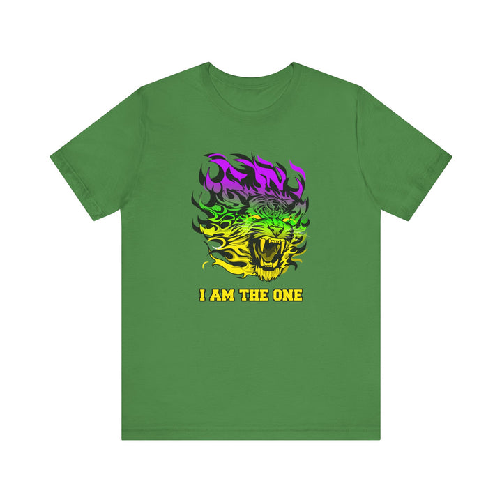 TIGER FLAME YELLOW GREEN PURPLE FADE/I AM THE ONE