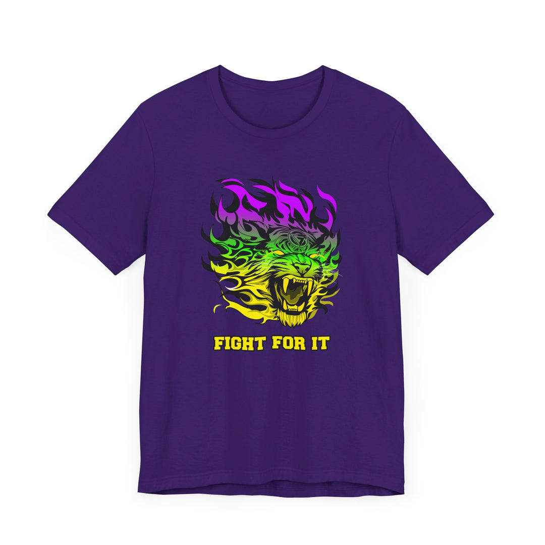 TIGER FLAME YELLOW GREEN PURPLE /FIGHT FOR IT