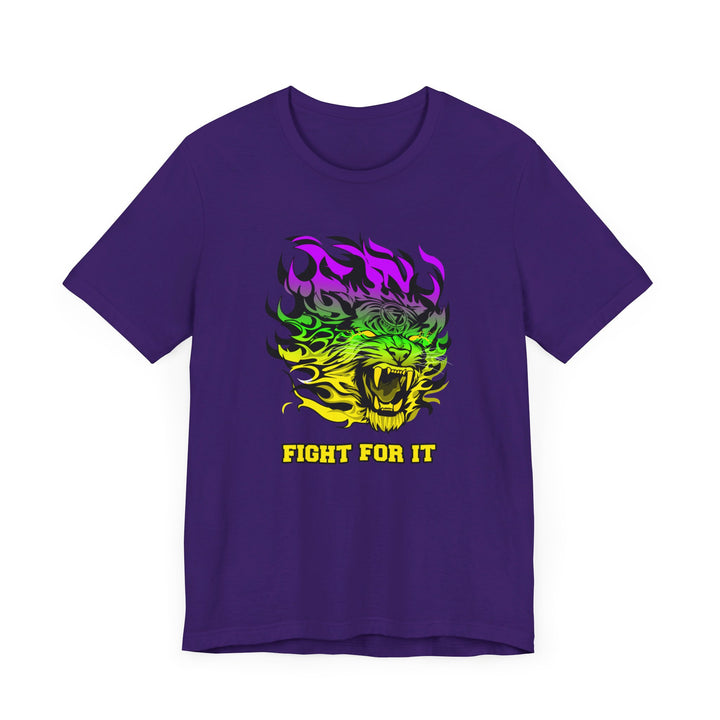 TIGER FLAME YELLOW GREEN PURPLE /FIGHT FOR IT