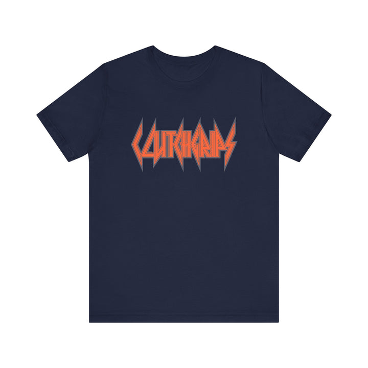 CLUTCHGRIPS GREY ORANGE TEE