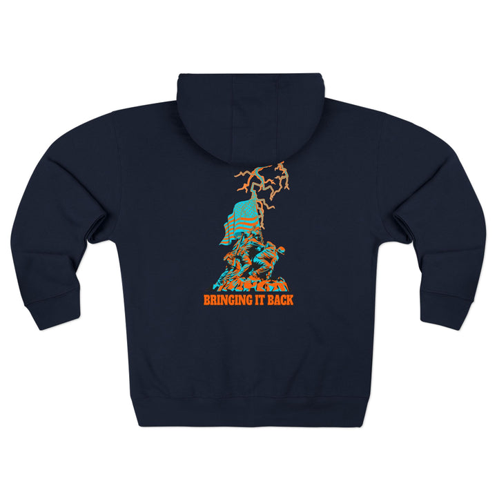 CG A AMERICAN WARRIORS MIAMI COLORS  /BRINGING IT BACK ZIP UP