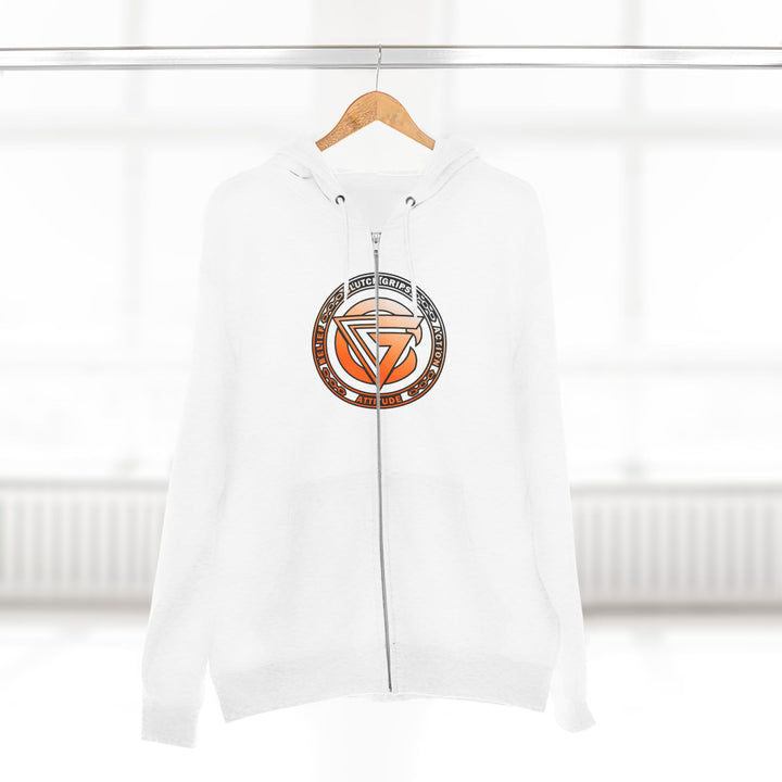 CG APE VS ZILLA 2ND FIGHT ORANGE WHITE FADE /READY FOR WAR ZIP UP